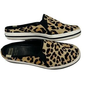 Kate Spade Keds Double Decker Mule Leopard Print